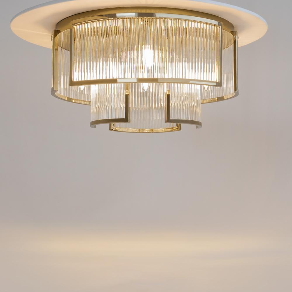 klasszikus csillar lampa acel uveg modern elegans design arany 6 foglalat nappali haloszoba.jpg